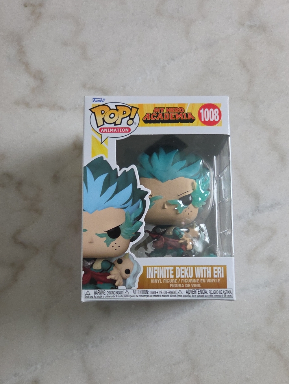 Funko My Hero Academia Infinite Deku with Eri Vinyl Figure - Teal Hair